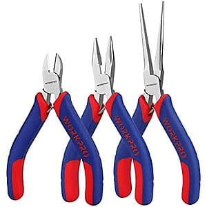 3-Pc WORKPRO Mini Pliers Set ($9.99 / (약: 14,396원))