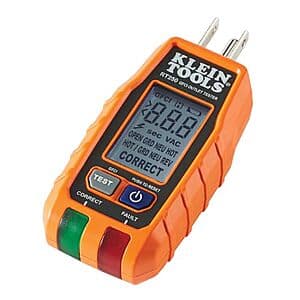 Klein Tools GFCI Receptacle Outlet Tester w LCD ($19.90 / (약: 28,677원))