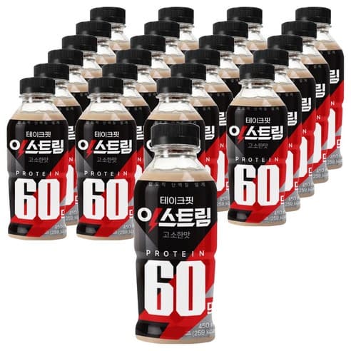 테이크핏 익스트림 60G 단백질 음료 고소한맛 450mL x 12개 38,360원 (무료배송)