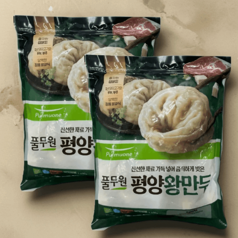 [로켓프레시] 풀무원 평양왕만두 1.4kg 2개 (14,950원/로켓프레... (6) (무료배송)