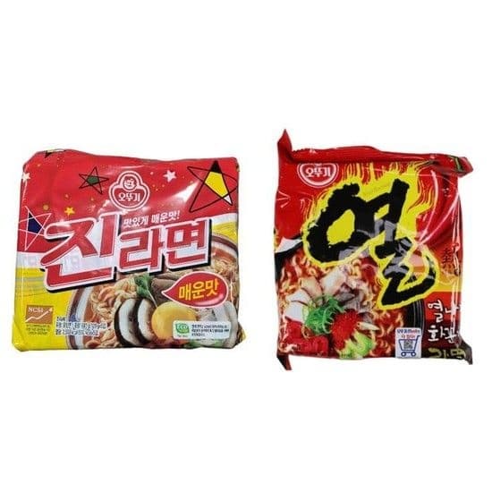 오뚜기 진라면 매운맛 120g 20개 + 열라면 120g 20개 (0원 / 무료배송)