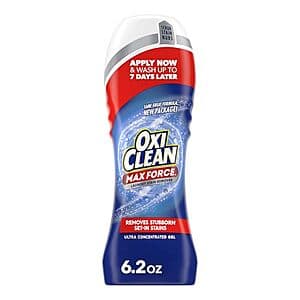6.2-Oz OxiClean Max Force Laundry Stain Remover Gel Stick ($1.80 / (약: 2,580원))
