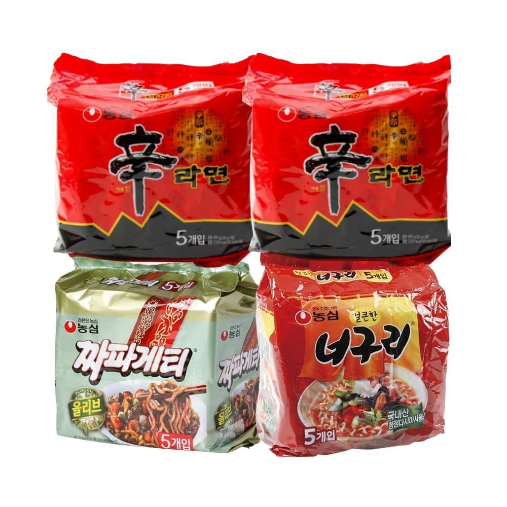 [G마켓]신라면 10입 + 너구리 5입 + 짜파게티 5입 (총 20봉) (14,800/무배) (14,800원)