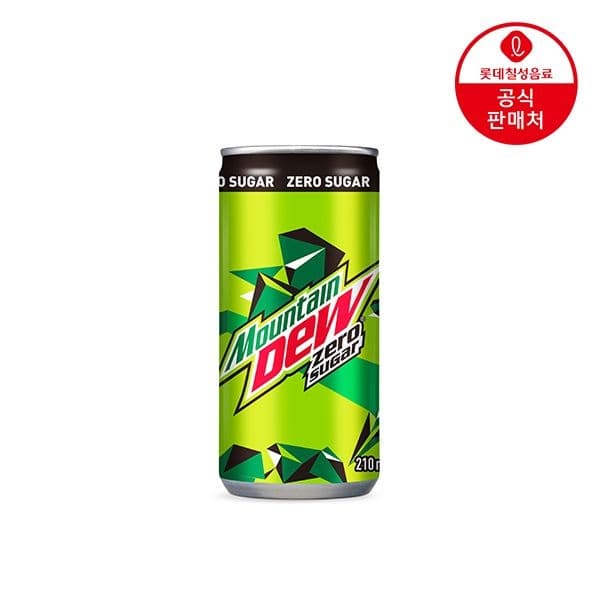 마운틴듀 제로슈거 210ml 30캔 (0원 / 무료배송)
