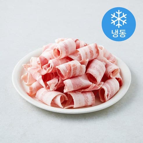 [Kim's butcher] 돌돌말이 대패 삼겹살 1kg(냉동) 9,990원(2만원 이상 ... (무료배송)