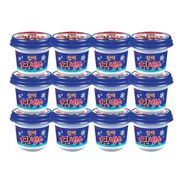 [오늘의집]찰떡 일품 팥빙수 아이스크림 240ml X12개 (16,788원/무료) (무료배송)