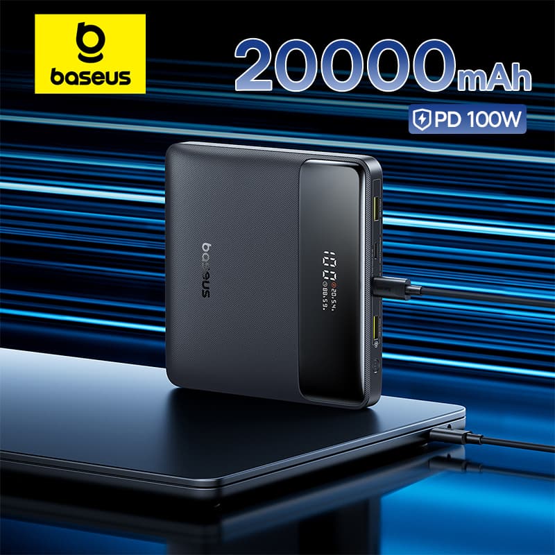 Baseus 100W 보조베터리 20000mAh ($63.35 / (약: 90,818원))