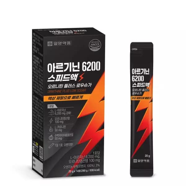 [네이버]액상 L 아르기닌 6200 스피드액 14P (8,490원/네멤무배)