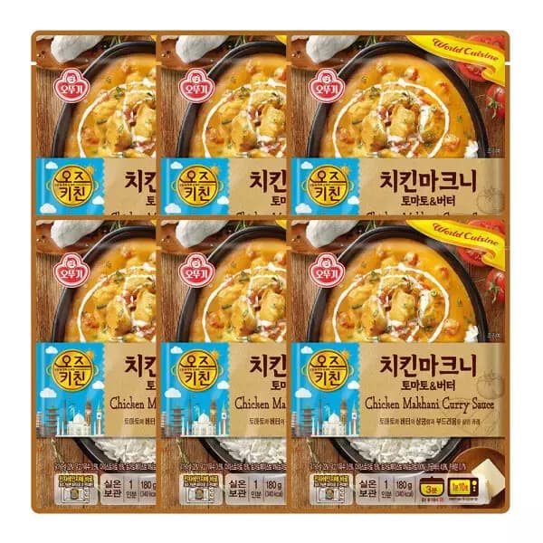 오즈키친 치킨마크니 180G X 6개 (0원 / 무료배송)