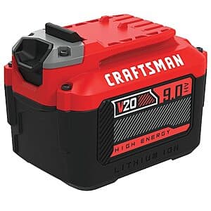 Craftsman V20 9Ah Lithium-Ion Battery w LED Charge Indicator ($79.00 / (약: 113,254원))