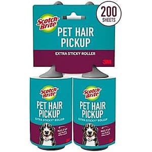 2-Pk Scotch-Brite Pet Hair Extra Sticky Lint Roller ($5.45 / (약: 7,813원))