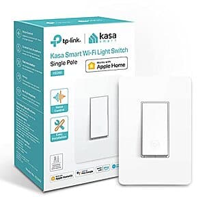 Kasa KS200 Apple HomeKit Smart Wi-Fi Light Switch ($14.35 / (약: 20,572원))