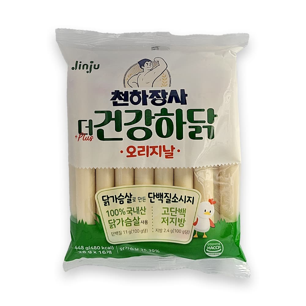 [토스]천하장사 더 건강하닭 오리지날 448g+448g 28gX총32개 2팩 (12,990원/무료) (무료배송)