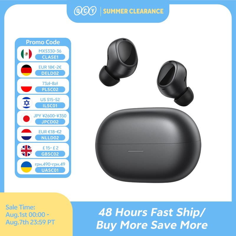 QCY MeloBuds A30 무선 이어버드 ($24.02 / (약: 34,435원))