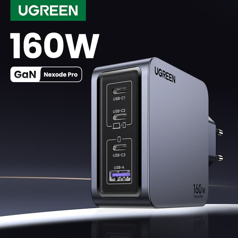 UGREEN 160W GaN 충전기 KR플러그 ($33.87 / (약: 48,556원))