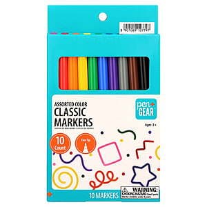 10-Ct Pen Gear Classic Markers ($0.50 / (약: 716원))
