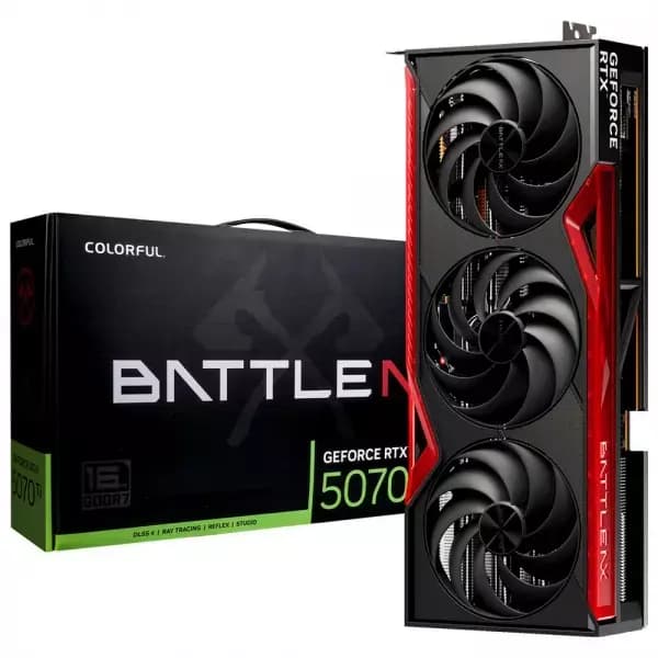 COLORFUL 지포스 RTX 5070 Ti BATTLE AX D7 16GB 도우정보 (1,602,170원 / 무료배송)