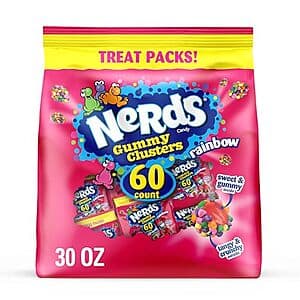 60-Pk 0.5-Oz Nerds Gummy Clusters 4 for ($28.00 / (약: 40,140원))