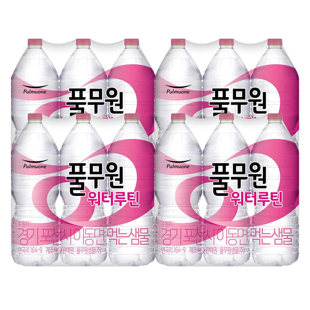 풀무원 워터루틴 생수 2L, 24개 (10,820원 / 무료배송)