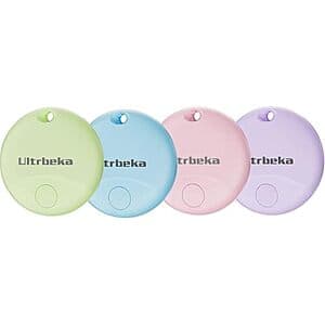 4-Pk Ultrbeka Tag MFi Certified Bluetooth Item Finder for iPhone iPad ($23.99 / (약: 34,303원))