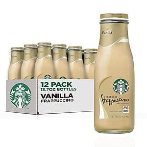 12-Pk 13.7oz. Starbucks Frappuccino Coffee Drink ($17.25 / (약: 24,665원))