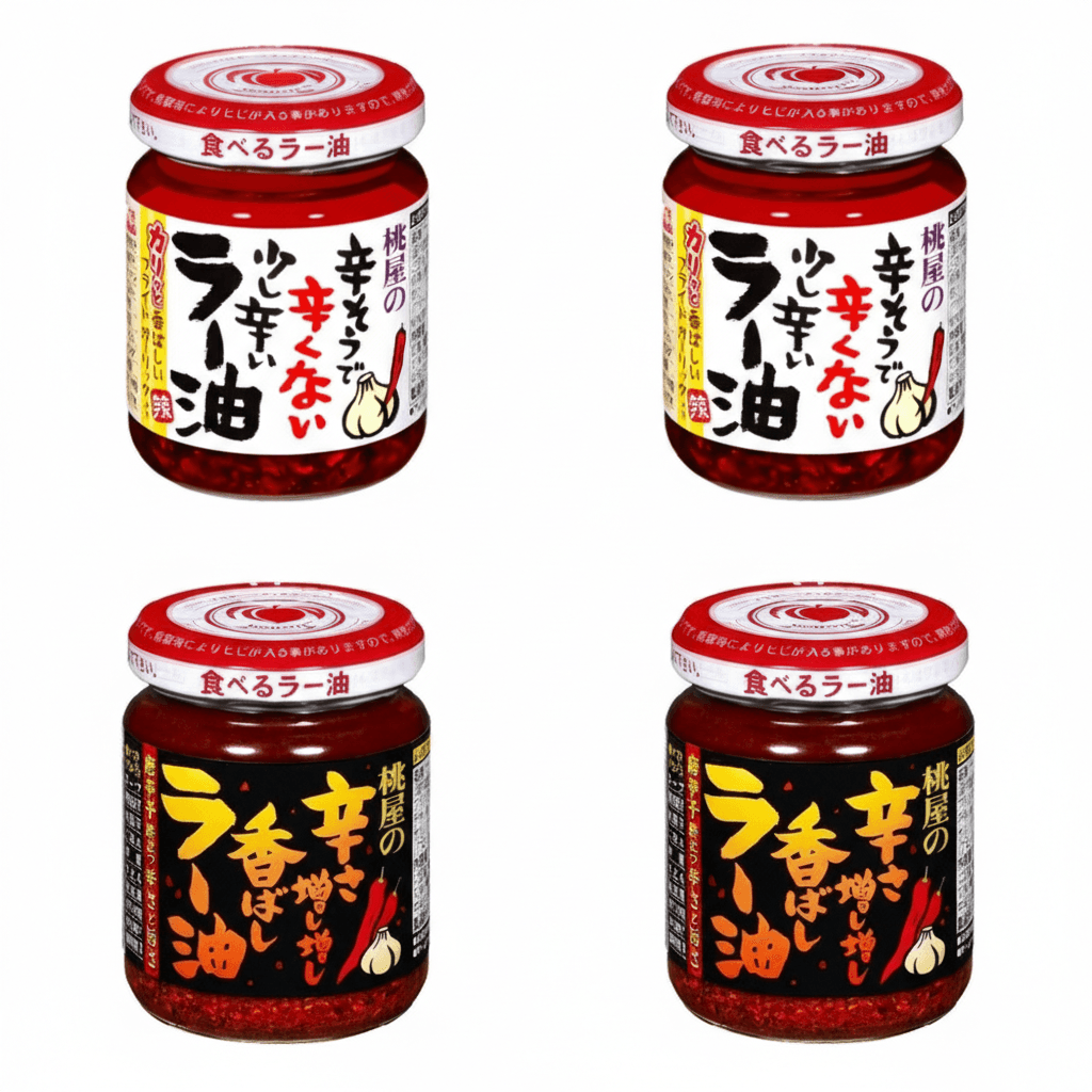 [롯데온]모모야 조금 매운 라유 110g 2병&매운맛라유 110g 2병 (16,690원/무료) (무료배송)