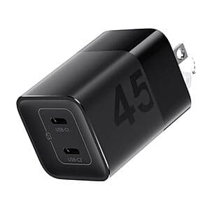 wegear 45W 2-Port GaN USB-C Fast Charger ($19.99 / (약: 28,583원))