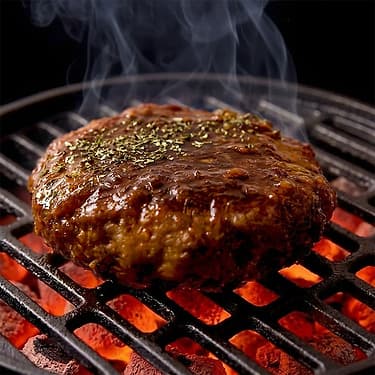 [톡딜]제주흑돼지x한우 육즙가득 함박스테이크 6개 (총1.08kg) (21,400원/무료) (무료배송)
