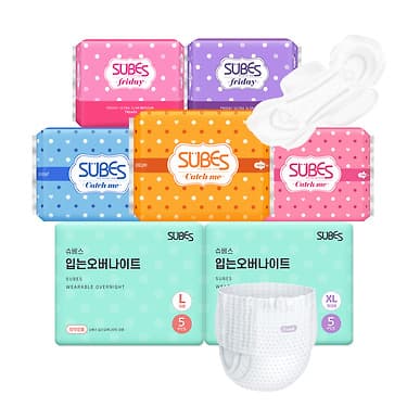 [카카오]캐치미 생리대/팬티라이너 1+1팩 (3,710원/무료) (무료배송)