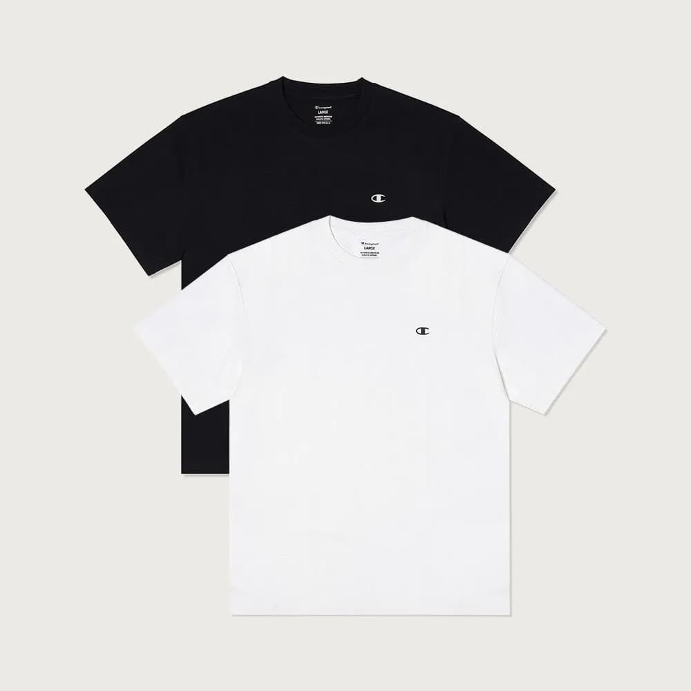 챔피온 릴렉스핏 크루넥 쿨 티셔츠 2팩 23,600원 (무료배송)
