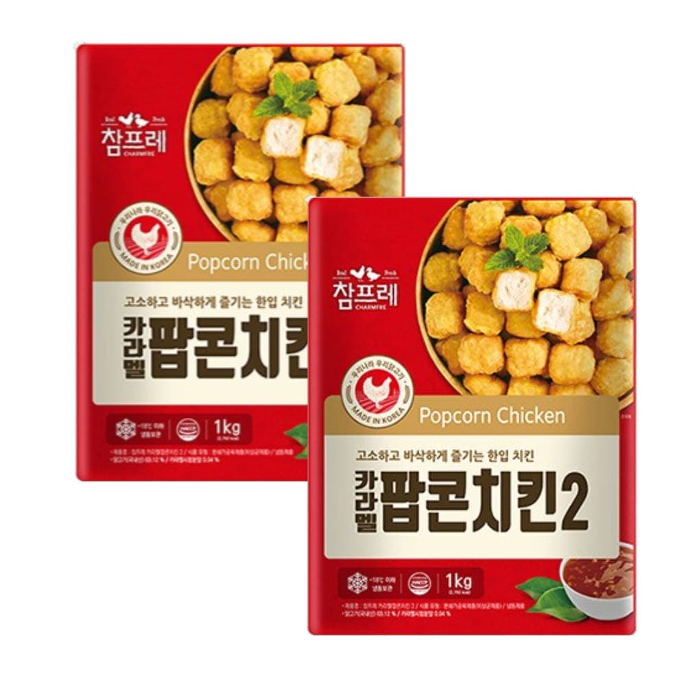 [네이버]카라멜 팝콘치킨2 1kg + 1kg (17,800원/무료배송)