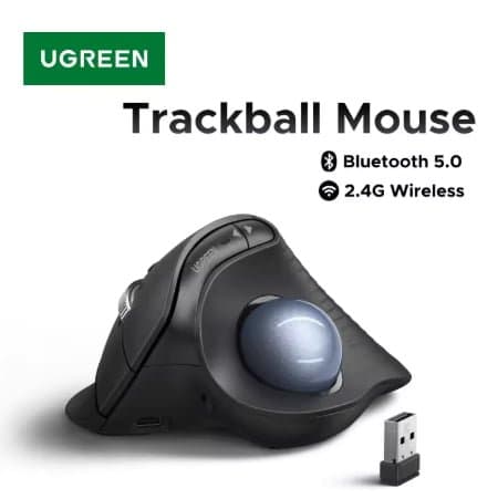 UGREEN 무소음 트랙볼 마우스 ($20.96/무료)