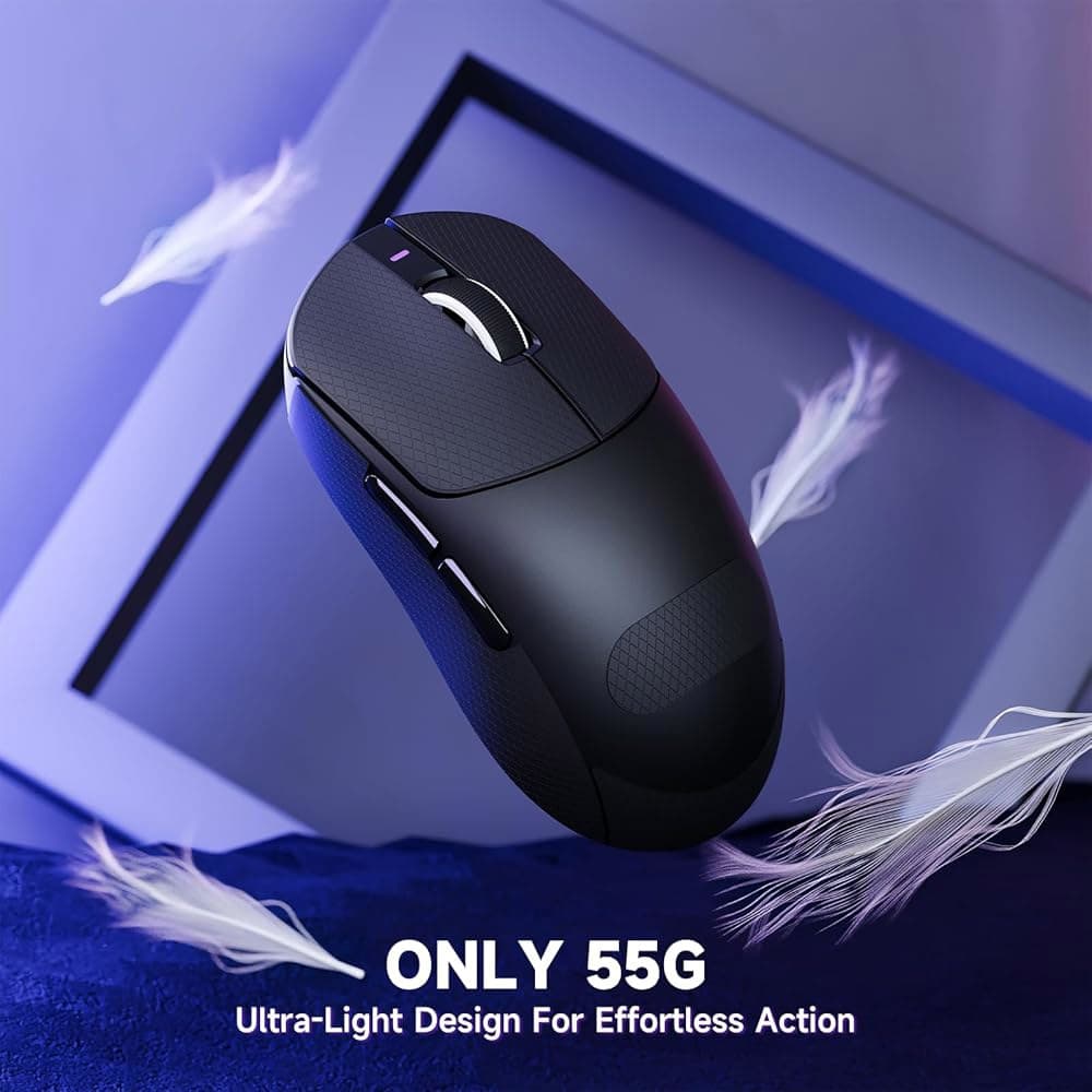 신상 XINMENG ZERO 1 MAX 초경량 무선 게이밍 마우스 PAW3395 8K 53g (35,900원 / 무료배송)