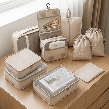 톡딜) 여행용 파우치 9종 1세트 13,800원 무배