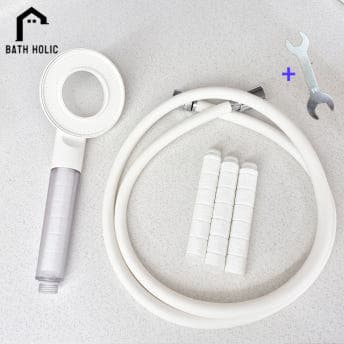 [쿠팡]하이워터 수압상승 필터 샤워기+PVC 호스 1.5m 세트 (5,900원/무료배송)