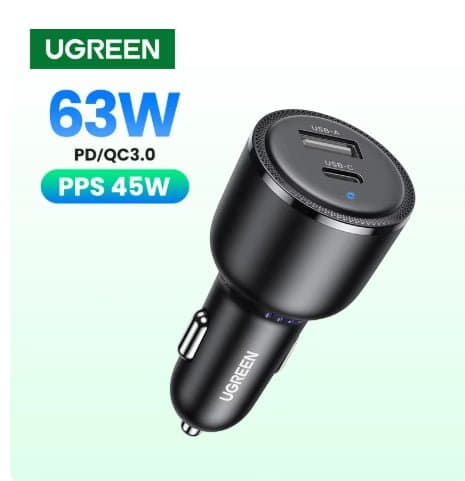 유그린 63W 차량용 충전기($5.84/무료)