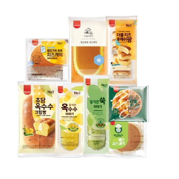 삼립 찰옥수수/쑥이야기 빵 8봉 (9,940원 / 무료배송)