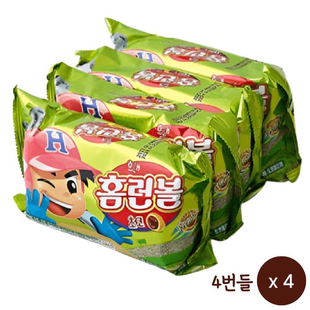 홈런볼 4번들 x 4팩 (41g 16개) 삼성 현대카드 (13,630원 / 무료배송)