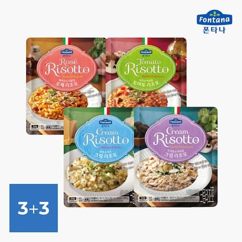 [오늘의집]폰타나 리조또 4종 250g 3+3 골라담기 (10,261원/무료) (무료배송)