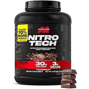 4-Lbs MuscleTech Whey Protein Powder ($26.35 / (약: 37,677원))