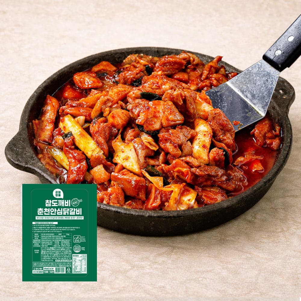 [네이버]국내산 춘천 안심닭갈비 750g (6,300원/네멤무배)