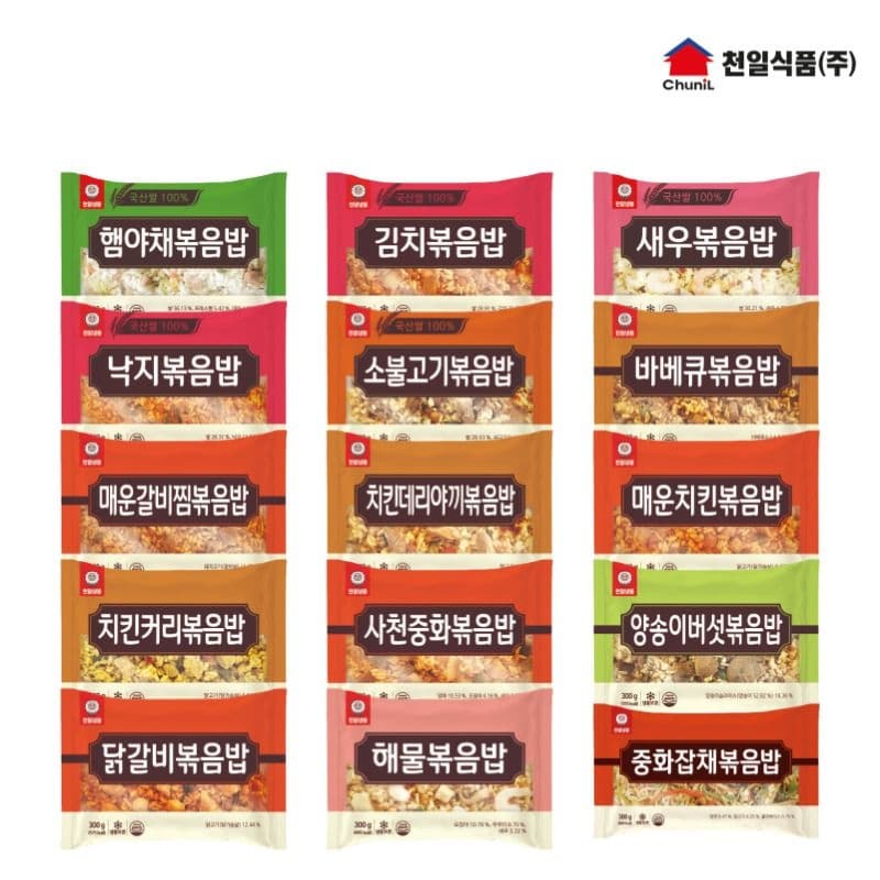 천일식품 햄야채볶음밥 300g 5+5봉 외 (15,740원 / 무료배송)