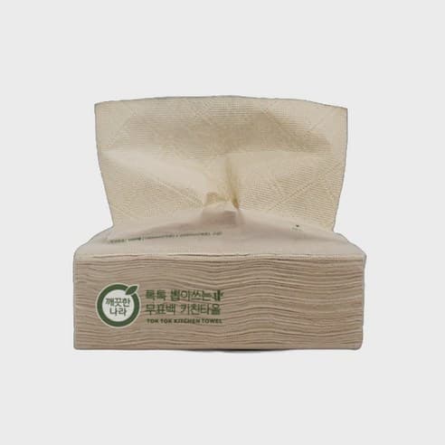 깨끗한나라 뽑아쓰는 키친타올 100매 6박스 (6,870원 / 무료배송)