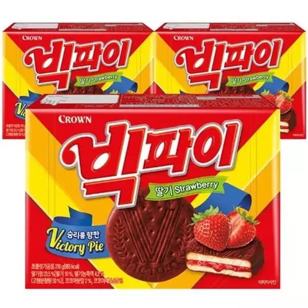 빅파이 딸기 216g x 3개 (5,210원 / 무료배송)