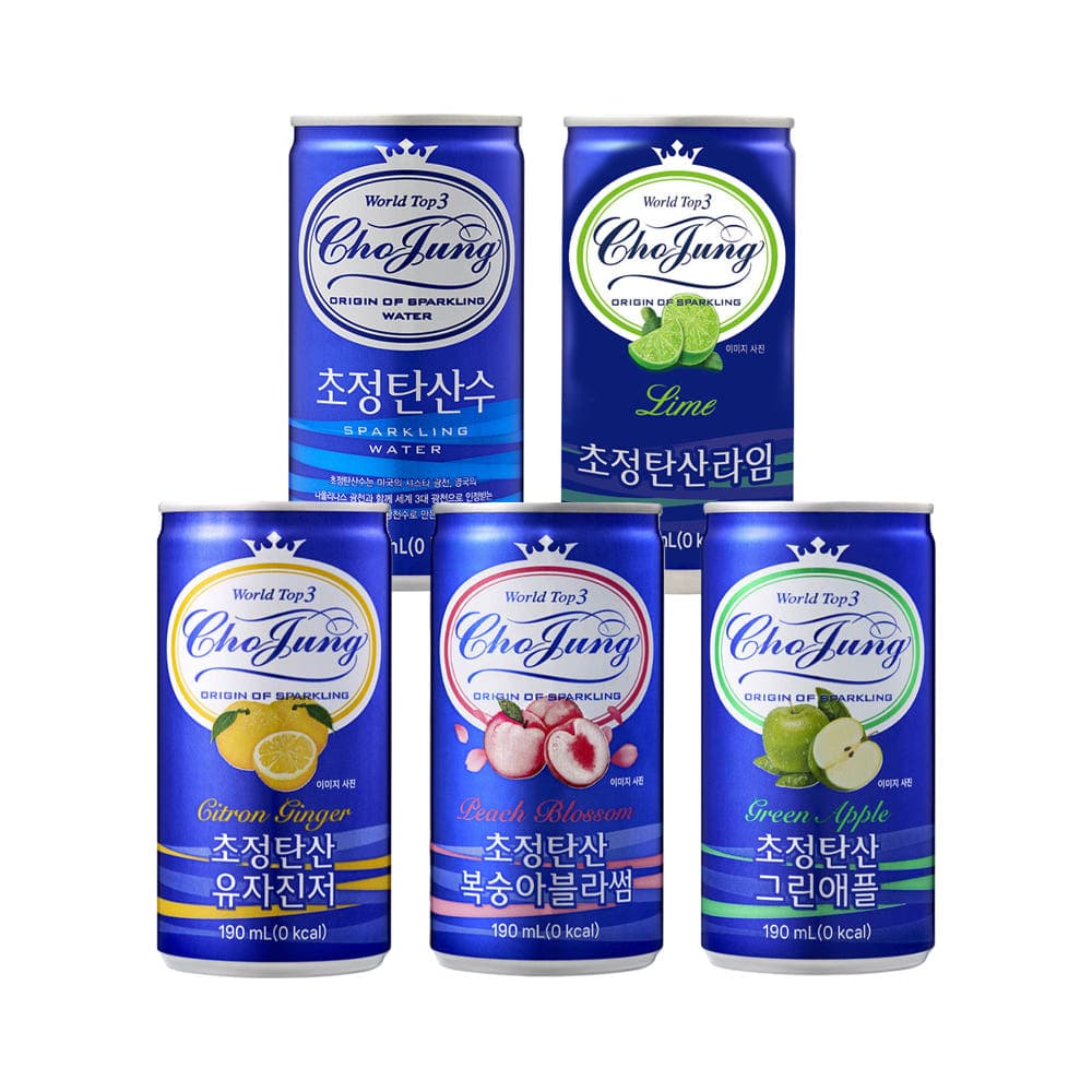 초정탄산수 190ml 60캔 (18,800원 / 무료배송)