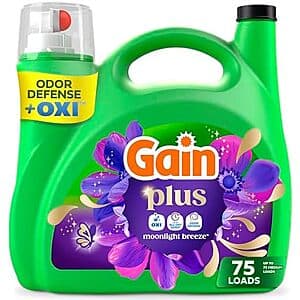 99-Oz Gain Plus w Oxi Liquid Laundry Detergent ($7.65 / (약: 10,925원))