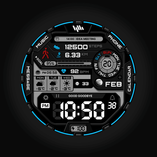 갤워치 페이스 SamWatch Signature Digital (0원 / 무료배송)