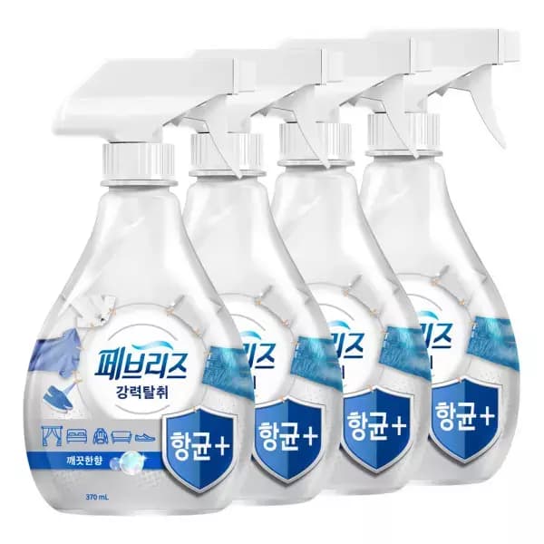 지마켓) 페브리즈 항균플러스 깨끗한향 370ml 4개 16,190원 무배