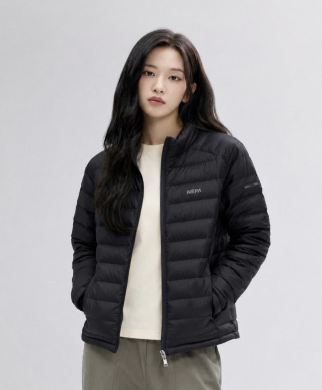 [롯데온]네파 신상 남여 스탠넥 경량다운 (73,070원/무료)