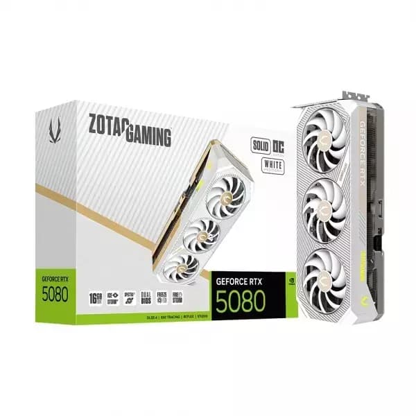 ZOTAC GAMING 지포스 RTX 5080 SOLID OC White D7 16GB (2,317,000원 / 무료배송)